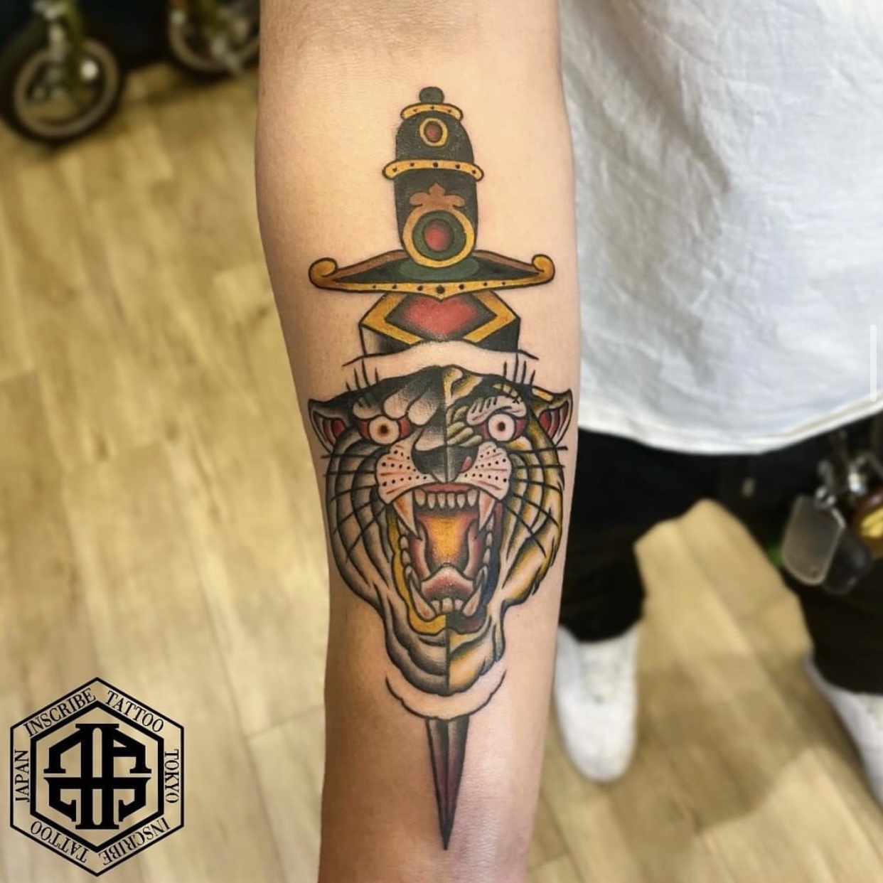 Used カバーオール アメトラ タトゥー ハンドペイント メモリアル リメイク AGAVE HAND 🙋‍♂️ #oldschooltattoo #オールドスクールタトゥー