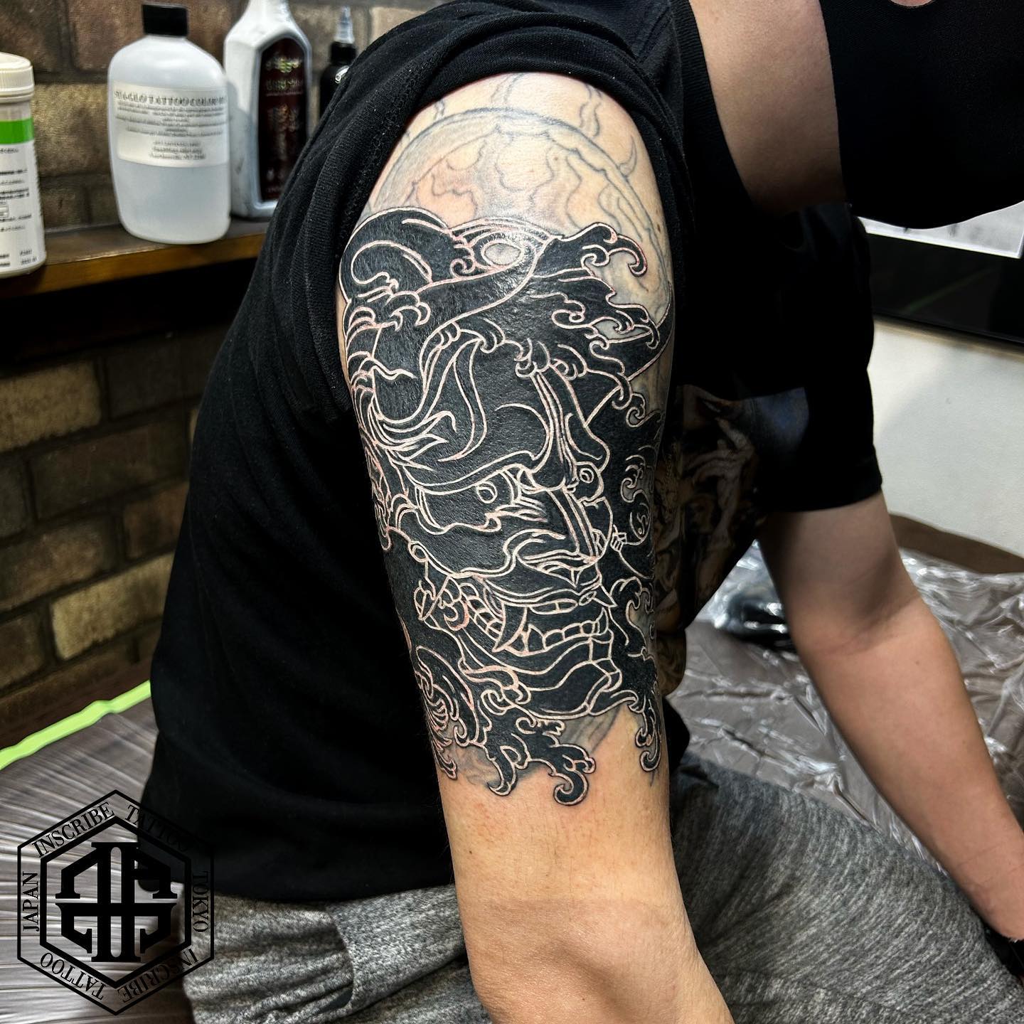 波 般若 タトゥー ブラックワーク | JAPANESE ジャパニーズ | NEW LIST