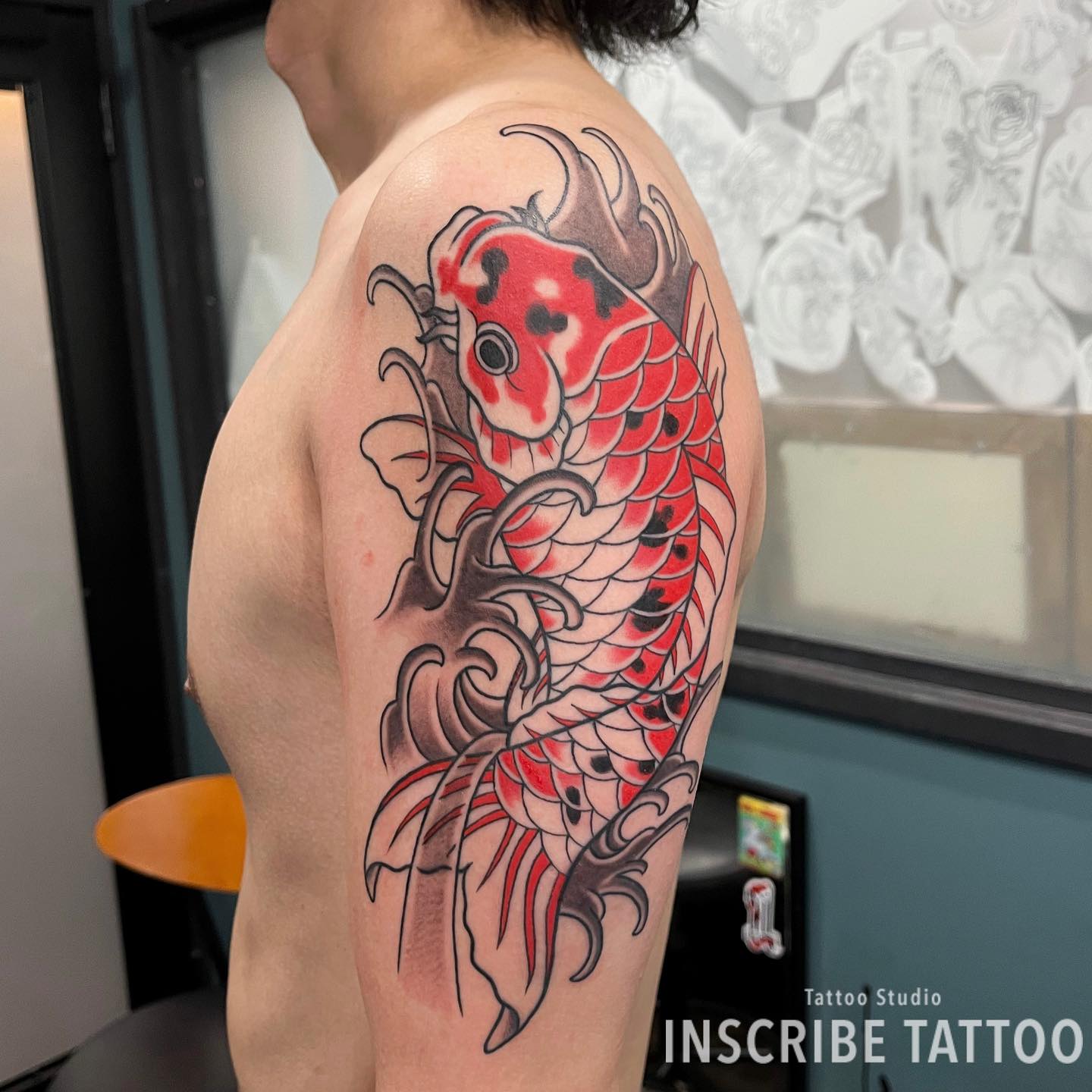 鯉 波 タトゥー カラー 和彫り | JAPANESE ジャパニーズ | NEW LIST