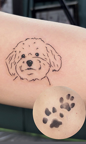 TERA 犬のタトゥー